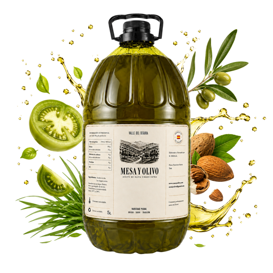 Garrafa 5L – Aceite de Oliva Virgen Extra Picual | Mesa y Olivo